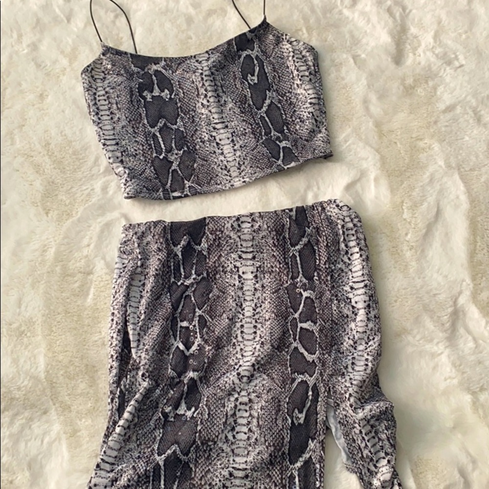 Two piece skirt and top